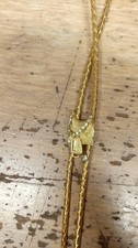 Vintage Bolo gold horses