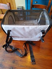 Soft Dog / Puppy Car Crate. Travel Carrier. Securely Attaches To Seat.