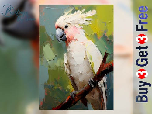 Cockatoo print on - cockatoo,