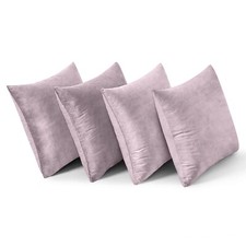 Pack of 4 Plush Velvet Cushion