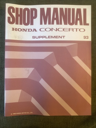 Honda shop manual - shop, manual,
