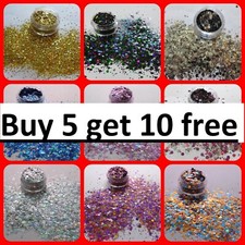 Festival Glitter POT Chunky Face Eye Nail body Hair Cosmetic 45 Different Shades