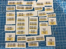 1/43- 4 x Sets Custom Number