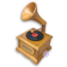 Wooden Gramophone Music Boxes