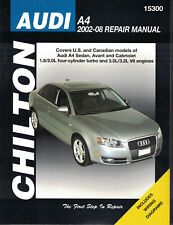 Chilton Repair Manual: Audi A4 Sedan, Avant & Cabriolet (2002-2008).