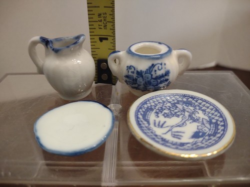 4pcs doll house miniature tea - miniature,