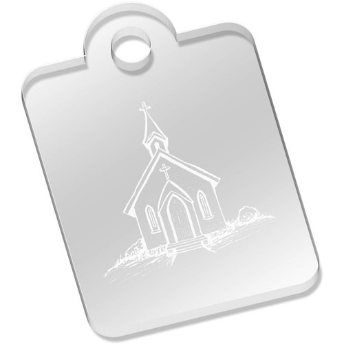 Small chapel acrylic - acrylic, keyring