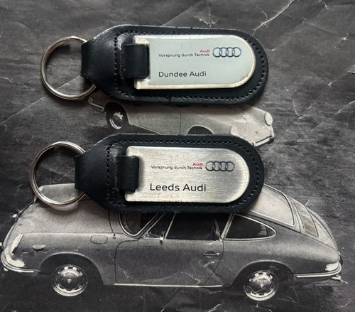 Two genuine audi keyrings - genuine,