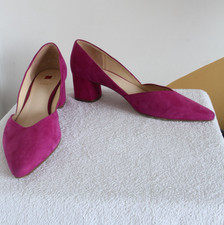 Hogl Block Heel Suede Shoes