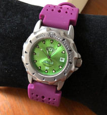 Animal sports watch W002s green face 32mm Sharks Teeth bezel Collectable