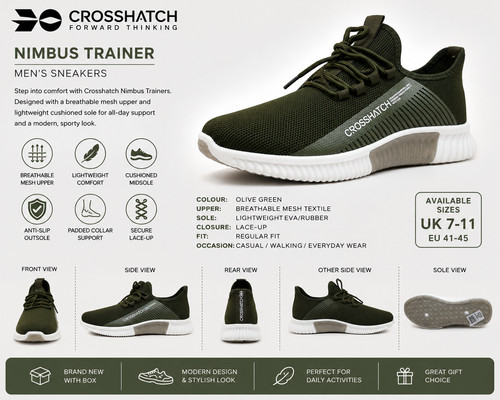 Men trainers olive green - men's,