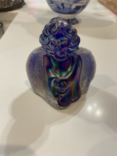 Fenton purple iridescent angel - purple,