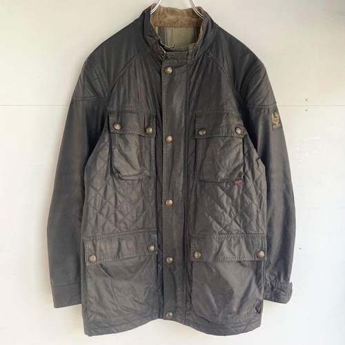 Belstaff oiled leather jacket - belstaff,