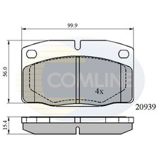 Brake Pads Set For Opel Vectra