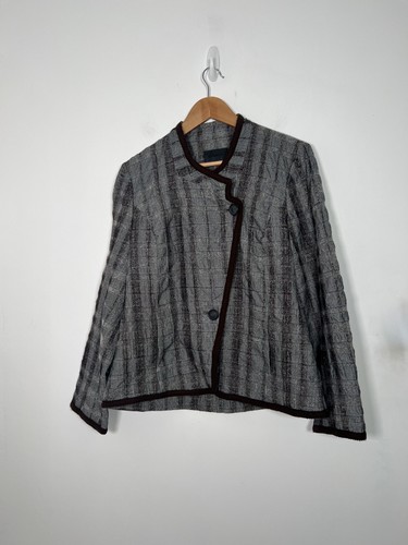 Oska textured check jacket - oska,