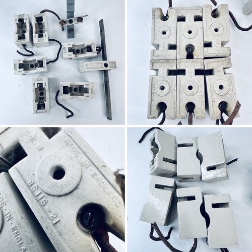 Vintage mem porcelain fuse - porcelain,