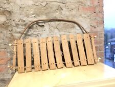 West African Tribal Gourd Marimba Balafon Xylophone Wooden Handmade Instrument