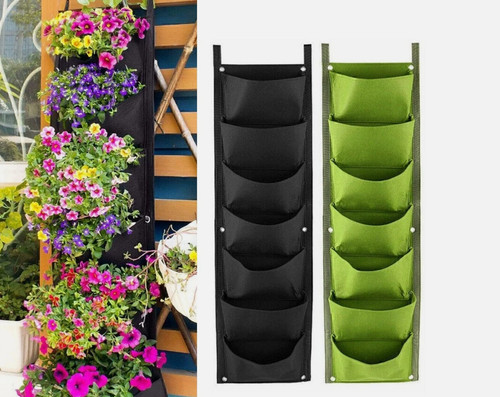 7-Pocket-Wall-Hanging-Planting