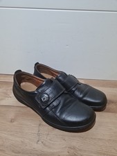 Hotter Sugar Ladies Shoes Black Size UK 6.5 Hook and Eye Closure