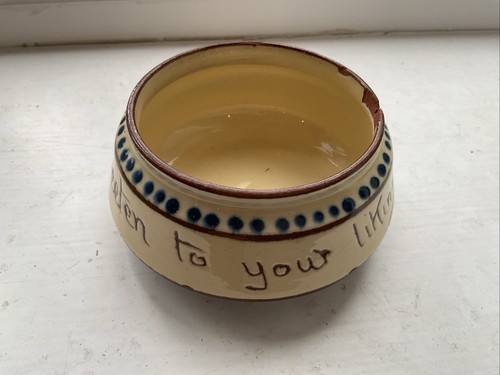 Torquay moto ware sugar bowl - sugar,