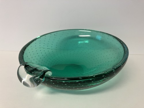 Vintage murano italy green - vintage,