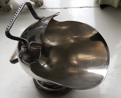 Silver plated sugar scuttle - silver,