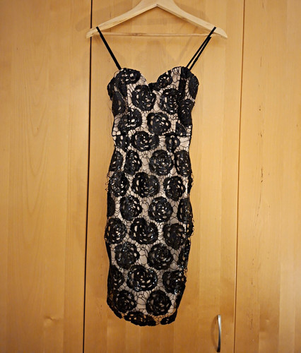 Women black beige floral - black/beige,