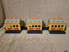 3 X Vintage Tomy Trackmaster Sheds With Track Pieces Full Working Order