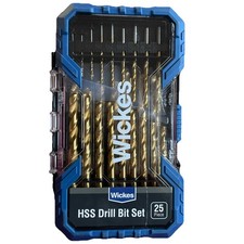 Wickes 25 HSS Drill Bit Set of