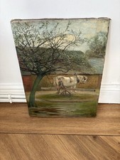 Victorian Oil Painting On