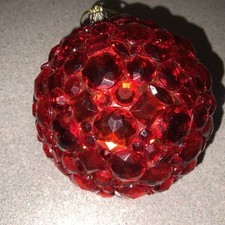 Large red jewelled - large, christmas