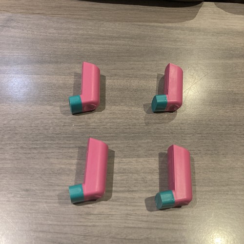Inhaler empty plastic asthma - inhaler,