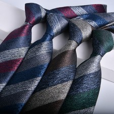 Mens Jacquard Tie Necktie