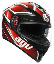 AGV K5 K-5 S MULTI PLK TEMPEST FULL FACE HELMET BLACK RED Size MS