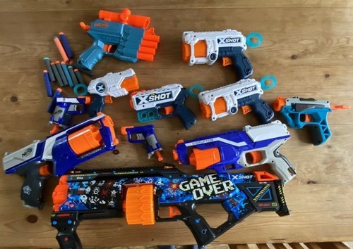 Nerf and shot toys - x-shot,