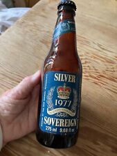 Empty Bottle Of Youngs Brewery Silver Sovereign 1977 With Cap Reattached