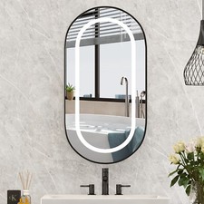 Oval 400x800mm led bathroom - 400x800mm,