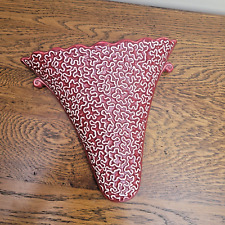 Vintage SylvaC Wall Pocket Vase Red Lace 2269