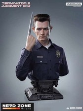 PREORDER DEPOSIT 20% QUEEN STUDIOS - Terminator 2 t-1000 Life-Size Bust