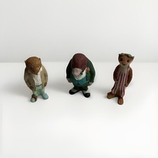 Vintage Wind In The Willows Typhoo Figures, Ratty, Mole And Weasel, VGC