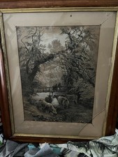 Antique Large Framed