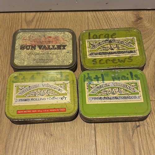Tins1 job lot - lot, golden