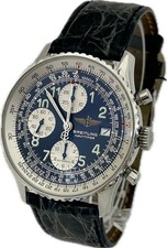 Breitling Old Navitimer A13322 Blue 42mm Mens Watch Excellent A3778