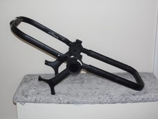 Bugaboo Donkey 2 Seat  Carrycot Frame In Black REPLACEMENT PART 2015 Leather bar