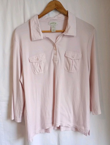 Orvis pink collared shirt - pink,