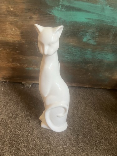 Vintage white glazed ceramic - vintage,