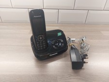 Panasonic KX-TG8521E Single Cordless Home Phone with Answering Machine Black