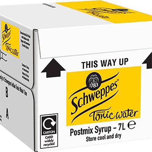 7ltr schweppes tonic bag - 7ltr,