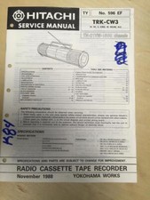 Hitachi service manual for the - service,
