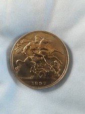 1897 Queen Victoria Silver Crown. In Very Good Condition.